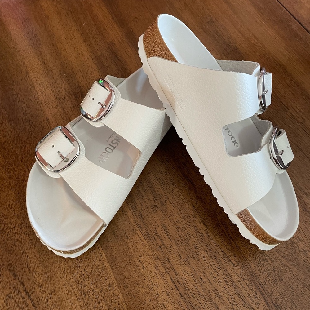 Sold🎉Birkenstock White Sandals